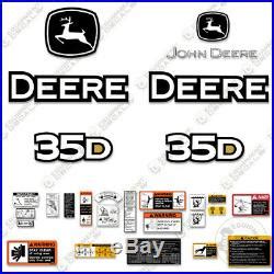 john deere 35d mini excavator decals|Deere Excavators 35D High Quality Decals Packages.